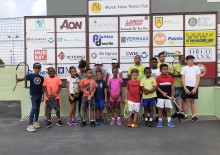 Mundo Nobo Tennis Club. Het eerste jeugd toernooi in 2019. Red ,Orange en Green ball.